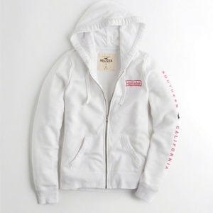 Hollister Graphic Full-Zip Hoodie